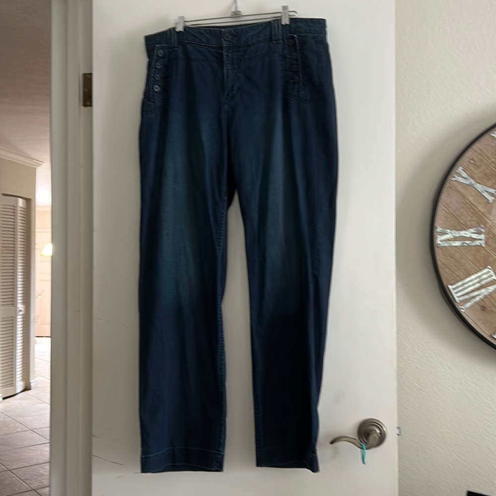 Lauren Jeans Co. Ralph Lauren Denim trouser jeans Medium Wash Size 12